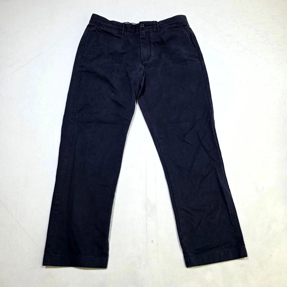 J.Crew 770 Straight Fit Chinos Mens 31x32 Navy Blue Broken In Pants Casual SEO